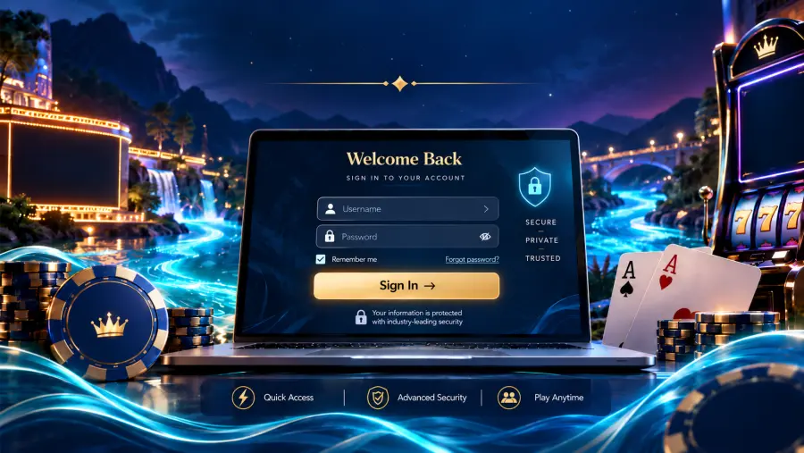 River spin casino login
